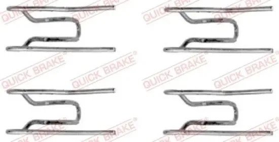 Zubehörsatz, Scheibenbremsbelag QUICK BRAKE 109-1152 Bild Zubehörsatz, Scheibenbremsbelag QUICK BRAKE 109-1152