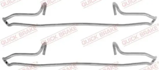 Zubehörsatz, Scheibenbremsbelag QUICK BRAKE 109-1159 Bild Zubehörsatz, Scheibenbremsbelag QUICK BRAKE 109-1159