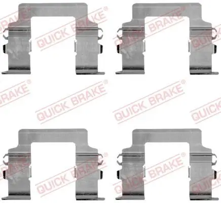 Zubehörsatz, Scheibenbremsbelag QUICK BRAKE 109-1161 Bild Zubehörsatz, Scheibenbremsbelag QUICK BRAKE 109-1161