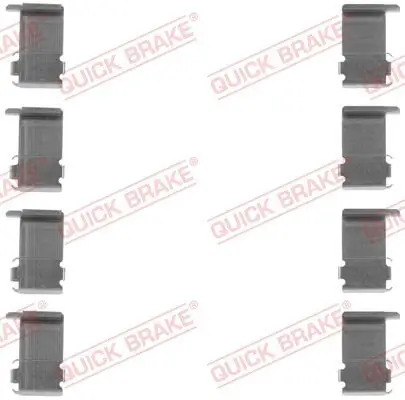 Zubehörsatz, Scheibenbremsbelag QUICK BRAKE 109-1162 Bild Zubehörsatz, Scheibenbremsbelag QUICK BRAKE 109-1162