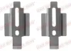 Zubehörsatz, Scheibenbremsbelag Hinterachse QUICK BRAKE 109-1178