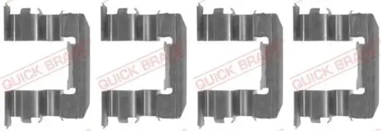 Zubehörsatz, Scheibenbremsbelag QUICK BRAKE 109-1184 Bild Zubehörsatz, Scheibenbremsbelag QUICK BRAKE 109-1184