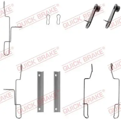 Zubehörsatz, Scheibenbremsbelag QUICK BRAKE 109-1188