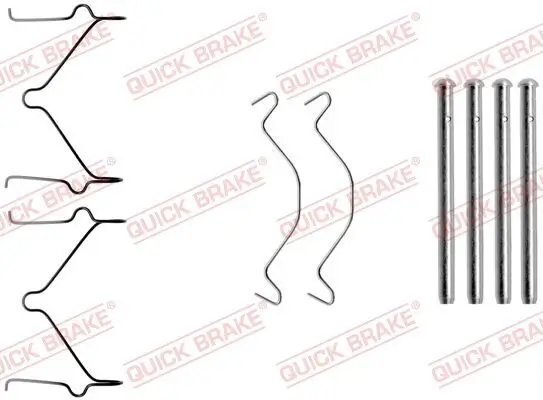 Zubehörsatz, Scheibenbremsbelag QUICK BRAKE 109-1209