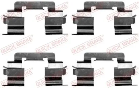 Zubehörsatz, Scheibenbremsbelag QUICK BRAKE 109-1216 Bild Zubehörsatz, Scheibenbremsbelag QUICK BRAKE 109-1216