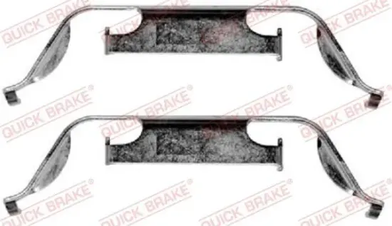 Zubehörsatz, Scheibenbremsbelag QUICK BRAKE 109-1222 Bild Zubehörsatz, Scheibenbremsbelag QUICK BRAKE 109-1222