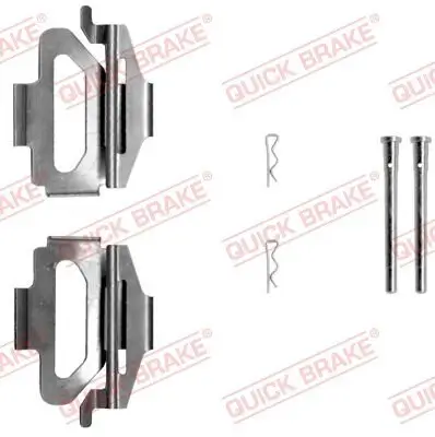 Zubehörsatz, Scheibenbremsbelag QUICK BRAKE 109-1225 Bild Zubehörsatz, Scheibenbremsbelag QUICK BRAKE 109-1225