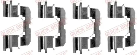 Zubehörsatz, Scheibenbremsbelag QUICK BRAKE 109-1227 Bild Zubehörsatz, Scheibenbremsbelag QUICK BRAKE 109-1227