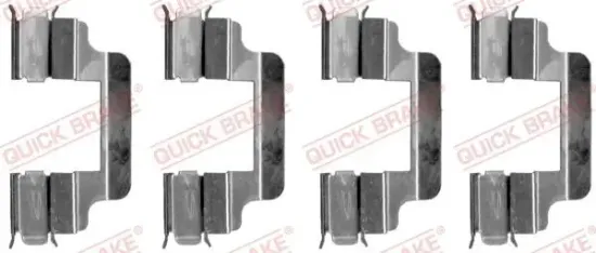 Zubehörsatz, Scheibenbremsbelag QUICK BRAKE 109-1230 Bild Zubehörsatz, Scheibenbremsbelag QUICK BRAKE 109-1230