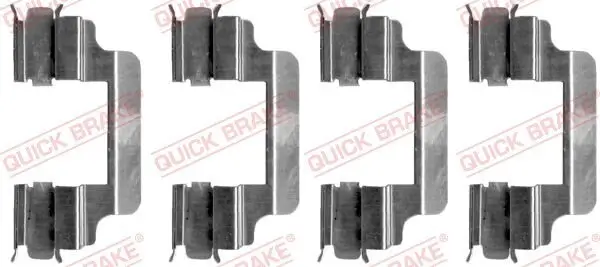 Zubehörsatz, Scheibenbremsbelag QUICK BRAKE 109-1231