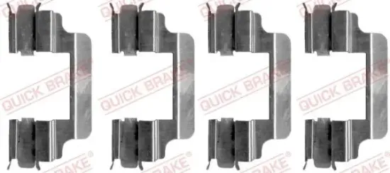 Zubehörsatz, Scheibenbremsbelag QUICK BRAKE 109-1231 Bild Zubehörsatz, Scheibenbremsbelag QUICK BRAKE 109-1231