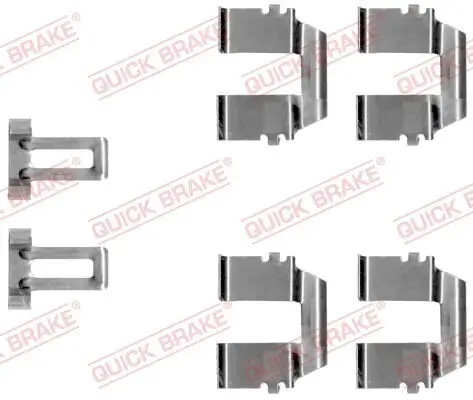 Zubehörsatz, Scheibenbremsbelag QUICK BRAKE 109-1233 Bild Zubehörsatz, Scheibenbremsbelag QUICK BRAKE 109-1233