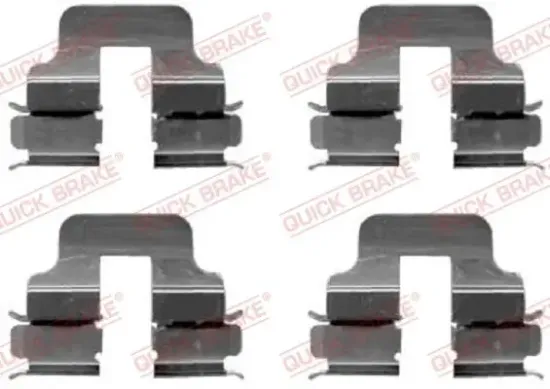 Zubehörsatz, Scheibenbremsbelag QUICK BRAKE 109-1247 Bild Zubehörsatz, Scheibenbremsbelag QUICK BRAKE 109-1247