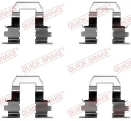 Zubehörsatz, Scheibenbremsbelag QUICK BRAKE 109-1255