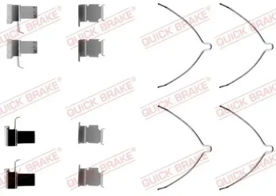 Zubehörsatz, Scheibenbremsbelag QUICK BRAKE 109-1261 Bild Zubehörsatz, Scheibenbremsbelag QUICK BRAKE 109-1261