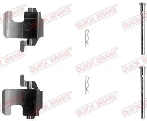 Zubehörsatz, Scheibenbremsbelag QUICK BRAKE 109-1273 Bild Zubehörsatz, Scheibenbremsbelag QUICK BRAKE 109-1273