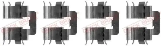 Zubehörsatz, Scheibenbremsbelag QUICK BRAKE 109-1277 Bild Zubehörsatz, Scheibenbremsbelag QUICK BRAKE 109-1277