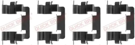 Zubehörsatz, Scheibenbremsbelag QUICK BRAKE 109-1278 Bild Zubehörsatz, Scheibenbremsbelag QUICK BRAKE 109-1278