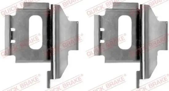 Zubehörsatz, Scheibenbremsbelag QUICK BRAKE 109-1283 Bild Zubehörsatz, Scheibenbremsbelag QUICK BRAKE 109-1283