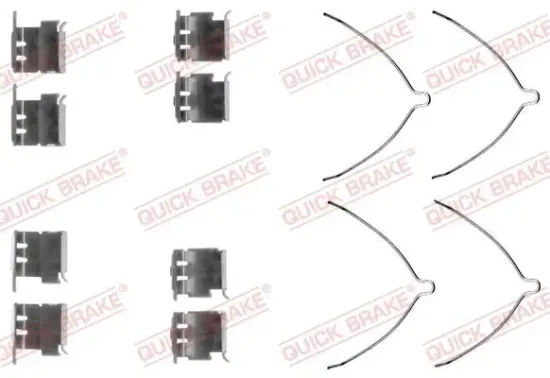 Zubehörsatz, Scheibenbremsbelag QUICK BRAKE 109-1289 Bild Zubehörsatz, Scheibenbremsbelag QUICK BRAKE 109-1289