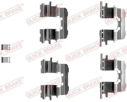 Zubehörsatz, Scheibenbremsbelag QUICK BRAKE 109-1290 Bild Zubehörsatz, Scheibenbremsbelag QUICK BRAKE 109-1290