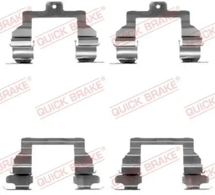 Zubehörsatz, Scheibenbremsbelag QUICK BRAKE 109-1291 Bild Zubehörsatz, Scheibenbremsbelag QUICK BRAKE 109-1291