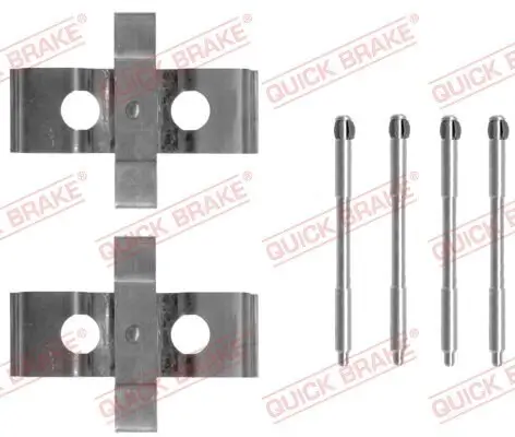 Zubehörsatz, Scheibenbremsbelag QUICK BRAKE 109-1296