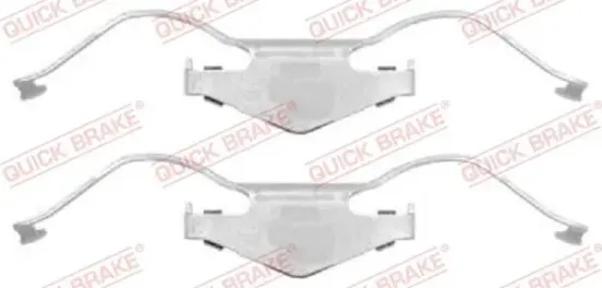 Zubehörsatz, Scheibenbremsbelag QUICK BRAKE 109-1297 Bild Zubehörsatz, Scheibenbremsbelag QUICK BRAKE 109-1297