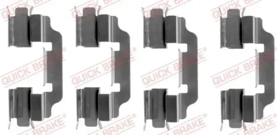 Zubehörsatz, Scheibenbremsbelag QUICK BRAKE 109-1601 Bild Zubehörsatz, Scheibenbremsbelag QUICK BRAKE 109-1601