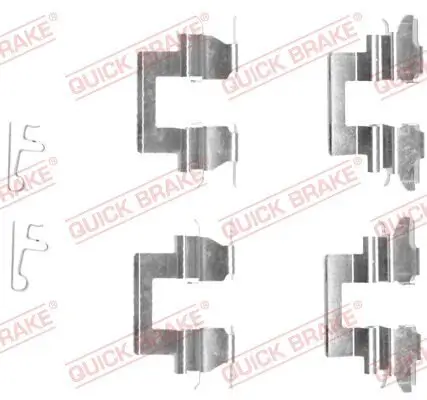 Zubehörsatz, Scheibenbremsbelag QUICK BRAKE 109-1608