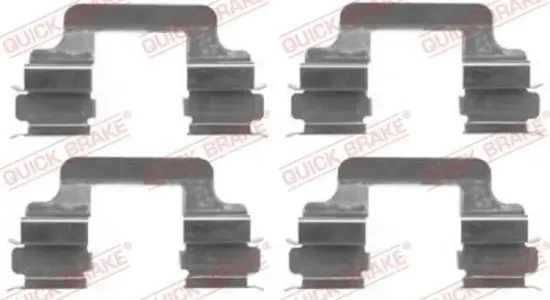 Zubehörsatz, Scheibenbremsbelag QUICK BRAKE 109-1610 Bild Zubehörsatz, Scheibenbremsbelag QUICK BRAKE 109-1610