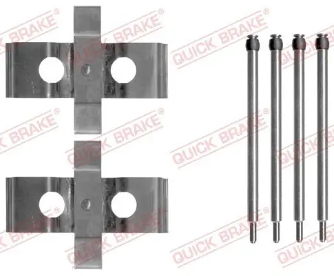 Zubehörsatz, Scheibenbremsbelag QUICK BRAKE 109-1611