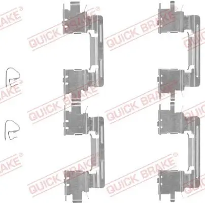 Zubehörsatz, Scheibenbremsbelag QUICK BRAKE 109-1613