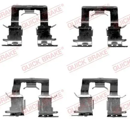 Zubehörsatz, Scheibenbremsbelag QUICK BRAKE 109-1620 Bild Zubehörsatz, Scheibenbremsbelag QUICK BRAKE 109-1620