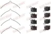 Zubehörsatz, Scheibenbremsbelag Vorderachse QUICK BRAKE 109-1622