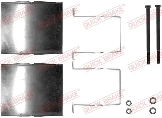 Zubehörsatz, Scheibenbremsbelag QUICK BRAKE 109-1623 Bild Zubehörsatz, Scheibenbremsbelag QUICK BRAKE 109-1623