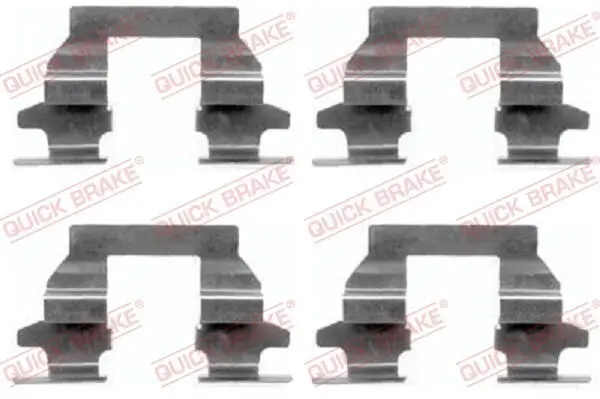 Zubehörsatz, Scheibenbremsbelag QUICK BRAKE 109-1625