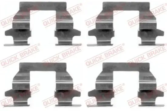 Zubehörsatz, Scheibenbremsbelag QUICK BRAKE 109-1625 Bild Zubehörsatz, Scheibenbremsbelag QUICK BRAKE 109-1625