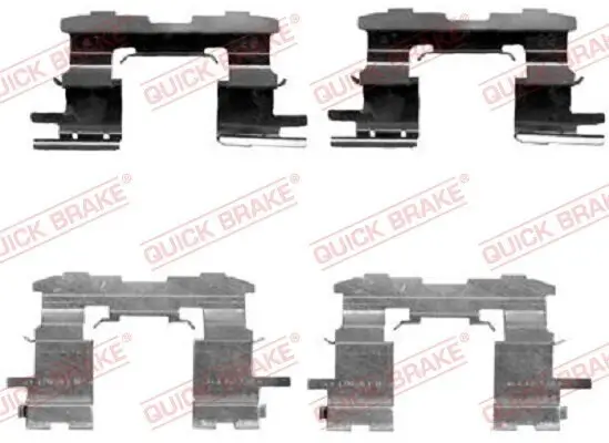 Zubehörsatz, Scheibenbremsbelag QUICK BRAKE 109-1631 Bild Zubehörsatz, Scheibenbremsbelag QUICK BRAKE 109-1631