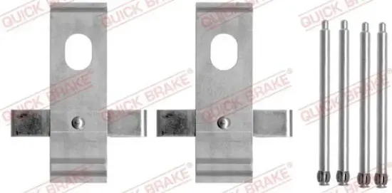 Zubehörsatz, Scheibenbremsbelag QUICK BRAKE 109-1634 Bild Zubehörsatz, Scheibenbremsbelag QUICK BRAKE 109-1634