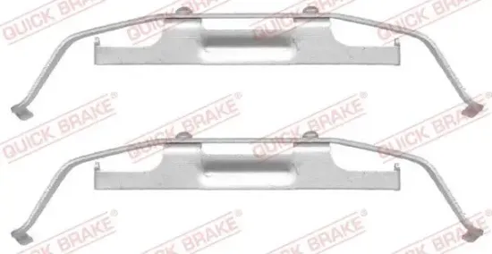 Zubehörsatz, Scheibenbremsbelag QUICK BRAKE 109-1642 Bild Zubehörsatz, Scheibenbremsbelag QUICK BRAKE 109-1642