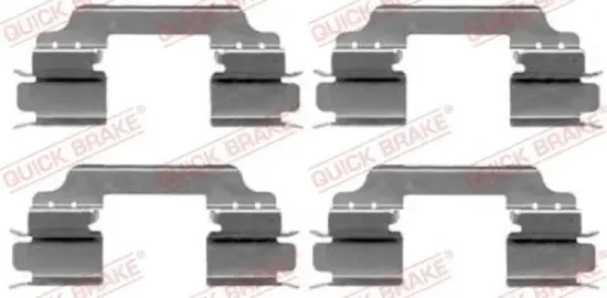 Zubehörsatz, Scheibenbremsbelag QUICK BRAKE 109-1649 Bild Zubehörsatz, Scheibenbremsbelag QUICK BRAKE 109-1649