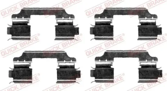 Zubehörsatz, Scheibenbremsbelag QUICK BRAKE 109-1654 Bild Zubehörsatz, Scheibenbremsbelag QUICK BRAKE 109-1654