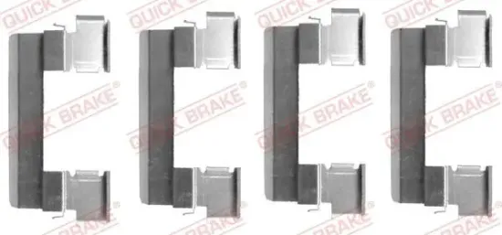 Zubehörsatz, Scheibenbremsbelag QUICK BRAKE 109-1655 Bild Zubehörsatz, Scheibenbremsbelag QUICK BRAKE 109-1655