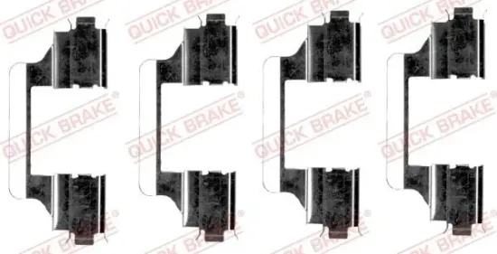 Zubehörsatz, Scheibenbremsbelag QUICK BRAKE 109-1656 Bild Zubehörsatz, Scheibenbremsbelag QUICK BRAKE 109-1656