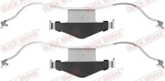 Zubehörsatz, Scheibenbremsbelag QUICK BRAKE 109-1659 Bild Zubehörsatz, Scheibenbremsbelag QUICK BRAKE 109-1659