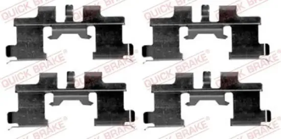 Zubehörsatz, Scheibenbremsbelag QUICK BRAKE 109-1677 Bild Zubehörsatz, Scheibenbremsbelag QUICK BRAKE 109-1677