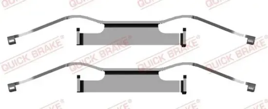 Zubehörsatz, Scheibenbremsbelag QUICK BRAKE 109-1680 Bild Zubehörsatz, Scheibenbremsbelag QUICK BRAKE 109-1680