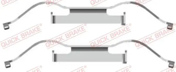 Zubehörsatz, Scheibenbremsbelag QUICK BRAKE 109-1681