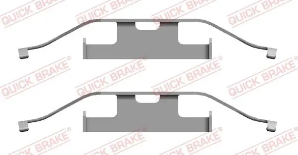 Zubehörsatz, Scheibenbremsbelag QUICK BRAKE 109-1682